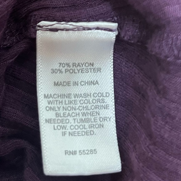 Express One Eleven Purple Racer Back Tank Top, Size Medium - Picture 3 of 6